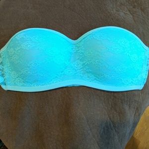 Turquoise lace bandeau